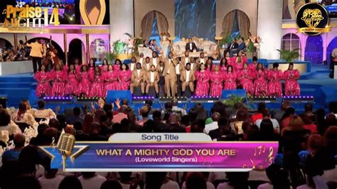 What A Mighty God You Are By Loveworld Singers Vashaun Praise Night