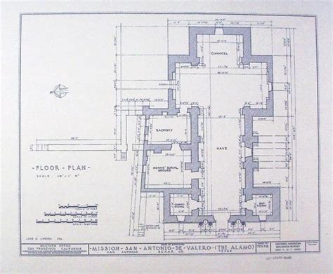 Alamo Floor Plan Blueprint By Blueprintplace On Etsy