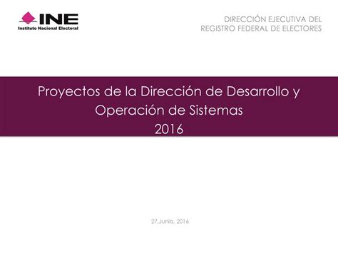 Proyectos De La Dirección De Desarrollo Y Ppt Descargar