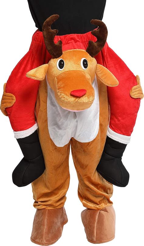 Amazon CRSURE Reindeer Costume Christmas Funny Costume Easy To