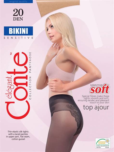 Прозрачные женские колготки Conte BIKINI den купить в интернет магазине ден с бесплатной