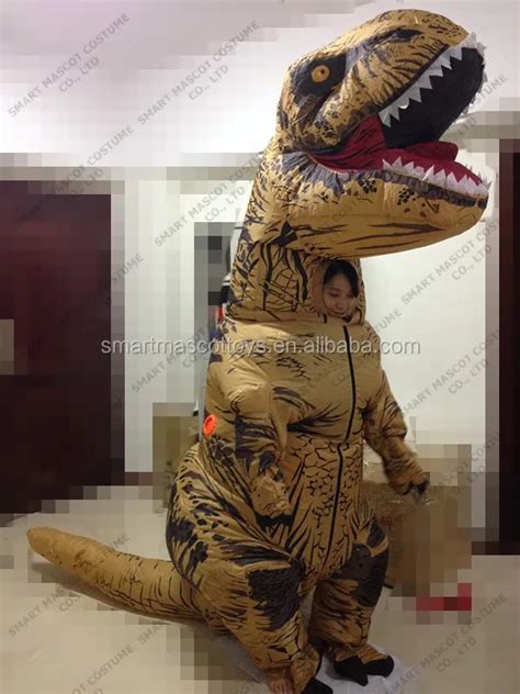 Halloween Funny Inflatable T Rex Dinosaur Costume Cosplay Walking Giant