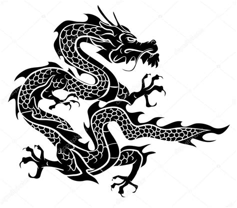 Dragon Vector Illustration — Stock Vector © funwayillustration #59133151