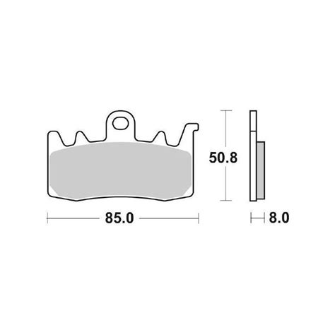 SET PASTIGLIE FRENO ANTERIORI SINTERIZZATE SBS 900 HS DUCATI DIAVEL