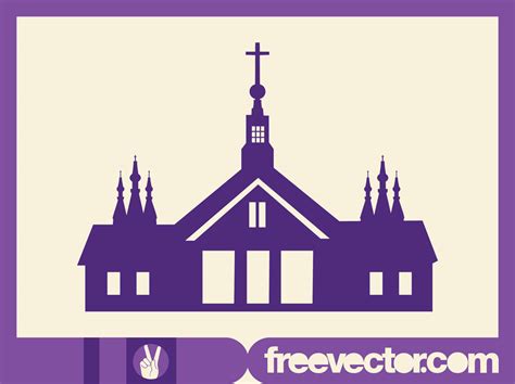 Church Silhouette Graphics Vector Art & Graphics | freevector.com