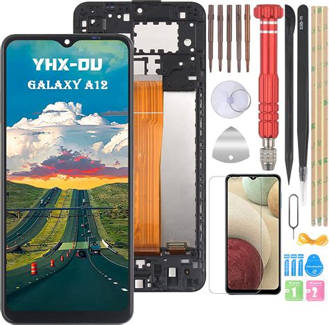 Yhx Ou Schwarz Rahmen Display F R Samsung Galaxy A A F Sm