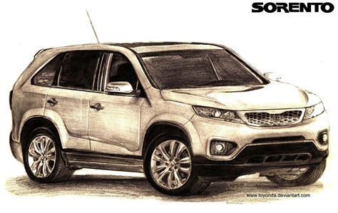 7 Hour New Kia Sorento Drawing By Toyonda On Deviantart