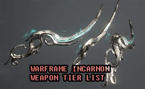 Lista De Niveles De Armas De Warframe Incarnan Noviembre De 2023