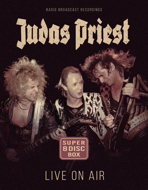 Judas Priest Live On Air 8 Cd Set Compact Disc Box Set 24022023