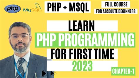 Introduction To Php Programming Php For Beginners Php Intro Php Full Course Php Lecture