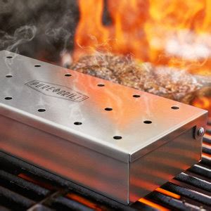 Pure Grill Stainless Steel BBQ Smoker Box With Hinged Lid Wayfair