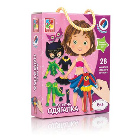Магнітна гра-одягалка «Єва» - vladi-toys