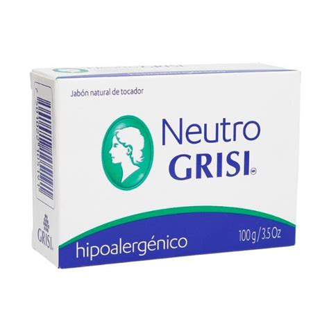 Jabón Neutro Grisi 90 G Hipoalergenico Farmacia Sanorim