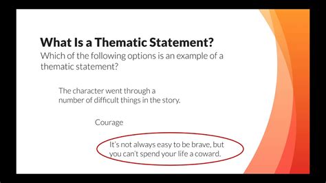 🏆 Writing A Thematic Statement How To Write A Clear Theme Statement