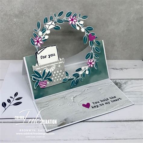 Wreath Easel Card By BronJ Cards And Paper Crafts At