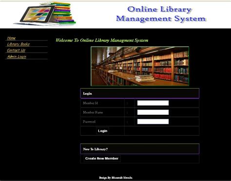 Online Library Management System In Asp Sourcecodester