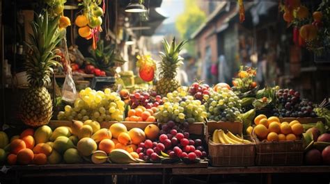 Premium AI Image | the fruit market