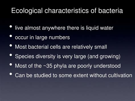 Ppt Lecture 21 Bacterial Diversity And Microbial Ecology Powerpoint