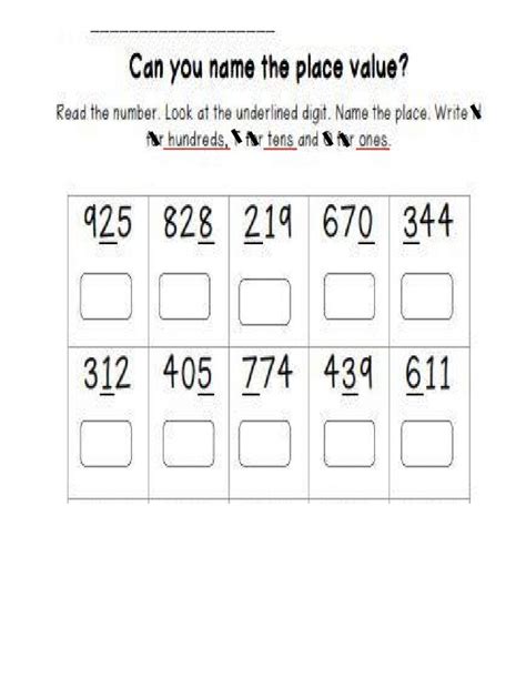 Place Value Hundreds Tens And Ones Worksheet Live Worksheets Worksheets Library