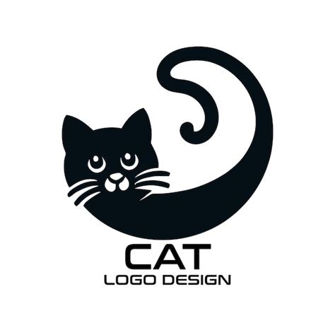 Cat Vector Logo Design Premium Ai Generated Vector