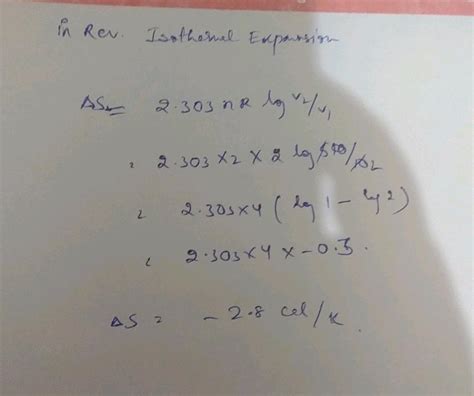 The Entropy Change When 2 Moles Of An Ideal Monoatomic Gas Is Subjected