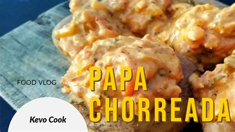 DELICIOSA PAPA CHORREADA Receta Colombiana YouTube