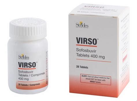 Virso Mg Tablets At Rs Bottle Sofosbuvir Tablets In New