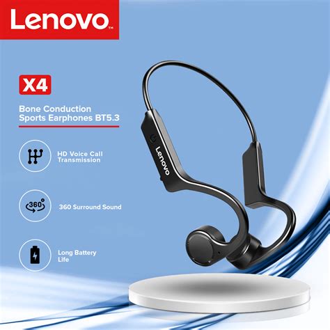 Lenovo ThinkPlus X4 Bone Conduction Sports Earphones BT5 3 TWS Low