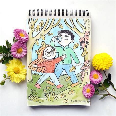 🍁 История с путешествующими блокнотами продолжается! 🍁 Это пятый ...