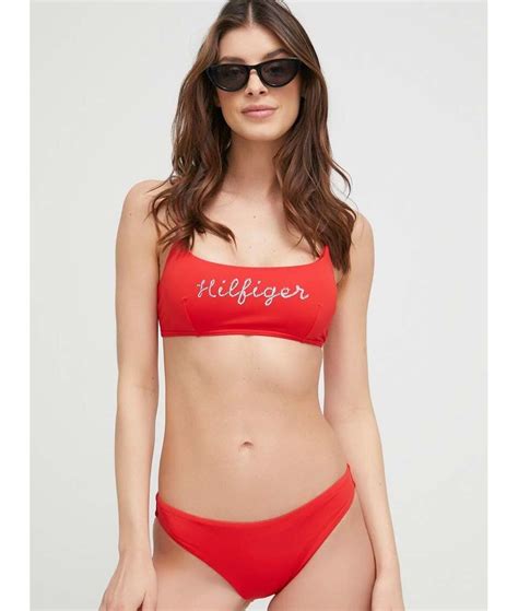 Women S Red Bikini Tommy Hilfiger Uw Uw Sne Centraleshop Gr