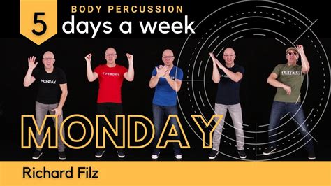 MONDAY BODY PERCUSSION 5 Days A Week In 2021 Percussion Body Day