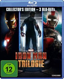 Iron Man Trilogy 3 Movie Collection Marvel Comics Blu-Ray Import - Region Free | eBay