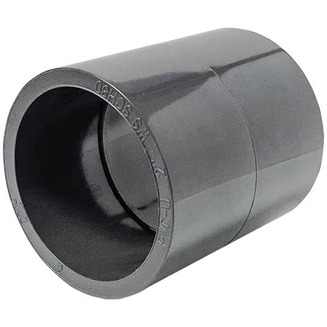 Sch 80 Pvc 2 Inch Straight Coupling Socket Connect 758576886466 Ebay