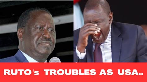 MAMBO YAMEPINDUKA RUTO IN TROUBLE AS USA ISSUES RED ALERT AFTER RAILA