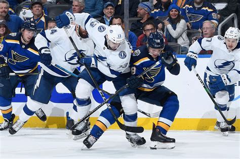 St Louis Blues At Tampa Bay Lightning Preview Time For A Rematch