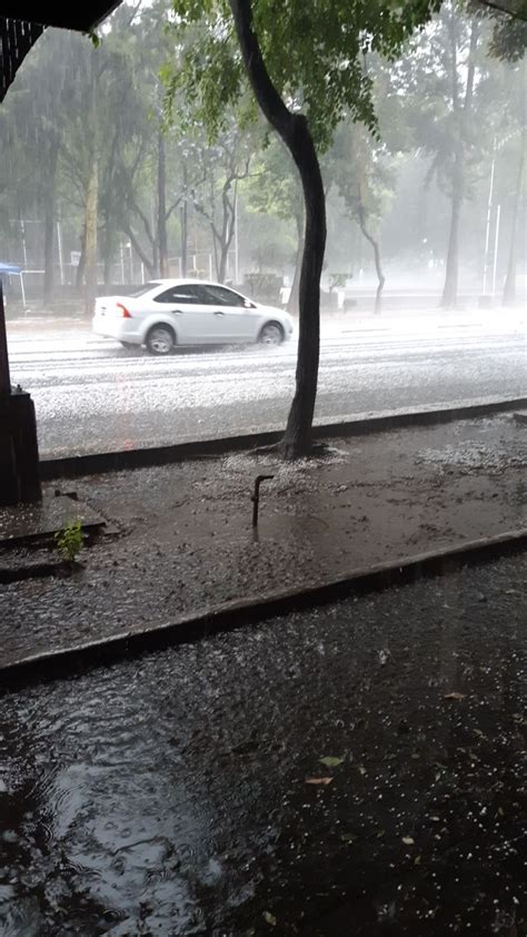 Lluvias Y Granizo Dejan Encharcamientos Y Rboles Ca Dos En La Cdmx