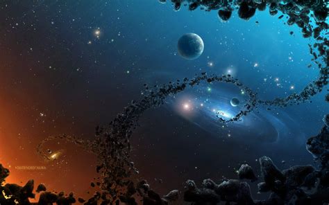 Planet digital wallpaper, space, planet, space art HD wallpaper ...