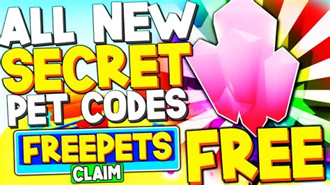 New Free Secret Pet Update Codes In Tapping Simulator Roblox