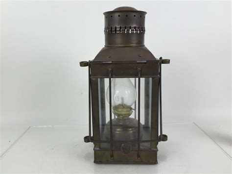 Vintage Viking Brass Lantern Hanging Nautical Ship Maritime