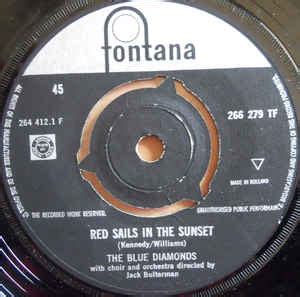 The Blue Diamonds - Red Sails In The Sunset (Vinyl) | Discogs