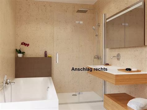 Walk In Dusche Drehfaltt R X Bis Cm Bad Design Heizung