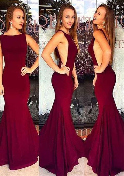 Trumpet Mermaid Bateau Sleeveless Long Floor Length Elastic Satin Prom