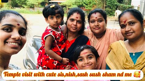 Neyveli Township5 Temple Visit With My Cute Akkanishsash Sush Sham