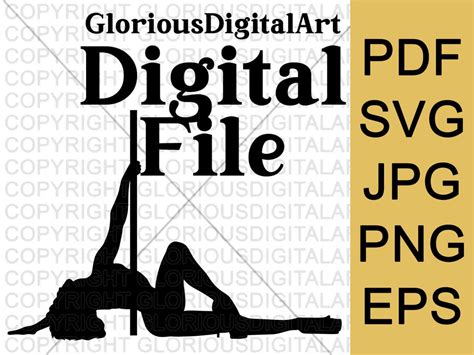 Sex Lady Clipart Sexy Dancer Laser Cut Digital Download File Svg Pdf  Eps Png Vector