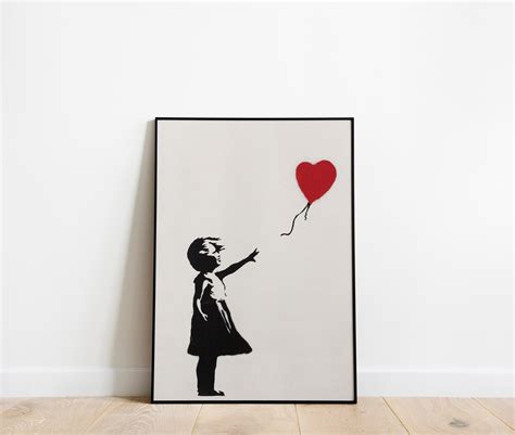 Balloon Girl, Banksy 2002 - Etsy