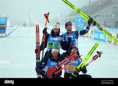 Oberhof Deutschland Januar Team Norwegen Norwegen Endre