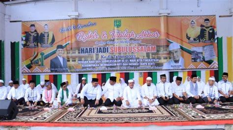 Tabligh Akbar Sambut Hari Jadi Ke 61 Subulussalam Hadirkan Ustaz Daka