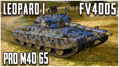 Leopard 1 FV4005 Progetto 65 WoT Blitz Gameplay Episode YouTube