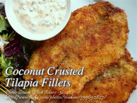 Coconut Crusted Tilapia Fillets Recipe Panlasang Pinoy Meaty Recipes