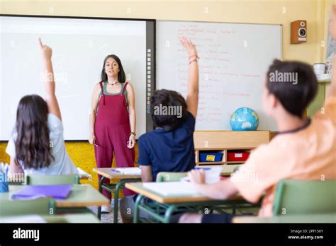 Primary School Teacher Teaching
